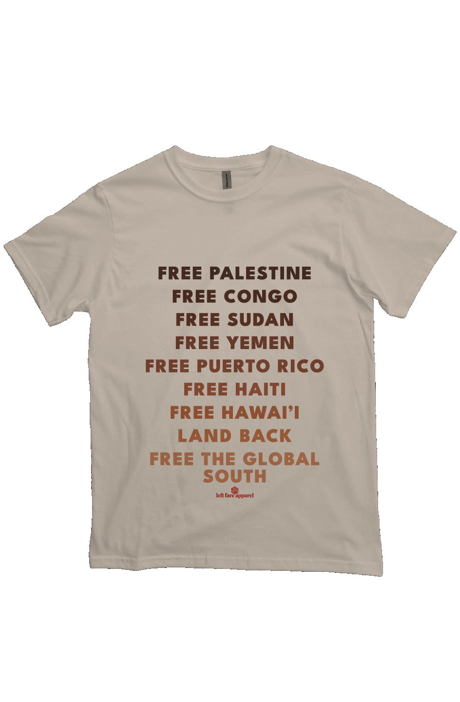 fREE THE GLOBAL SOUTH – Organic Tee